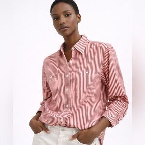 Lauren Ralph Lauren Striped Red and White Shirt